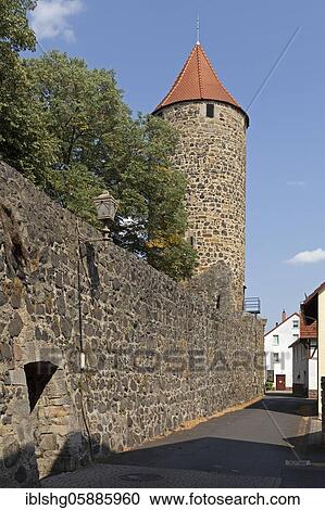 Rosenturm, Fritzlar, Hesse, Germany, Europe View Large Photo Image Stock Image - Rosenturm, Fritzlar, Hesse, Germany, Europe. Fotosearch