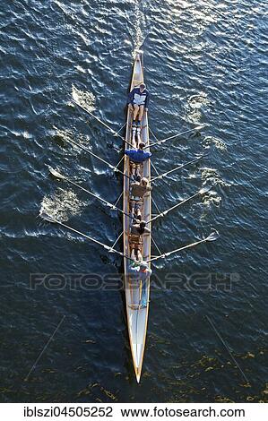 Rowing, coxed four on the Ruhr, supervision, in Hattingen, Ruhr district, North Rhine-Westphalia, Germany, Europe View Large Photo Image Stock Image - Rowing, coxed four on the Ruhr, supervision, in Hattingen, Ruhr district, North Rhine-Westphalia, Germany, Europe. Fotosearch
