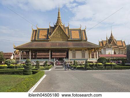 Royal Palace, Phnom Penh Province, Cambodia, Asia View Large Photo Image Stock Image - Royal Palace, Phnom Penh Province, Cambodia, Asia. Fotosearch