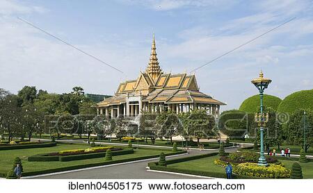 Stock Photography - Royal Palace, Phnom Penh Province, Cambodia, Asia. Fotosearch