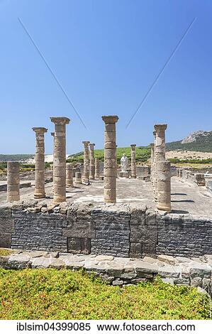 Ruins Of Baelo Claudia, Bolonia, Cadiz Province, Costa de la Luz, Andalusia, Spain, Europe View Large Photo Image Stock Photography - Ruins Of Baelo Claudia, Bolonia, Cadiz Province, Costa de la Luz, Andalusia, Spain, Europe. Fotosearch