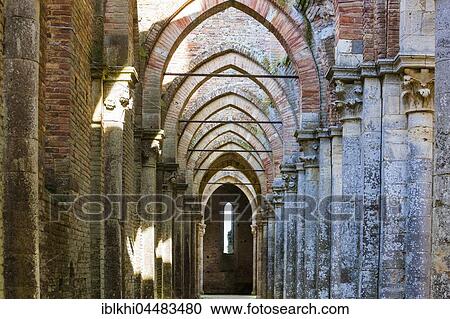 Ruins of San Galgano Abbey, Chiusdino, Tuscany, Italy, Europe View Large Photo Image Stock Image - Ruins of San Galgano Abbey, Chiusdino, Tuscany, Italy, Europe. Fotosearch