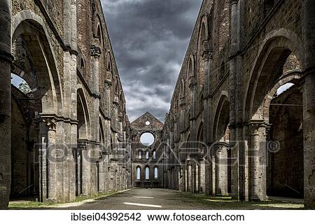 Ruins of the former Cistercian Abbey of San Galgano, Chiusdino, Tuscany, Italy, Europe View Large Photo Image Stock Image - Ruins of the former Cistercian Abbey of San Galgano, Chiusdino, Tuscany, Italy, Europe. Fotosearch