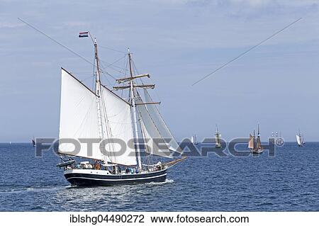 Sailboat Banjaard, Kieler Woche, Kiel fjords, Kiel, Schleswig-Holstein, Germany, Europe View Large Photo Image Stock Image - Sailboat Banjaard, Kieler Woche, Kiel fjords, Kiel, Schleswig-Holstein, Germany, Europe. Fotosearch