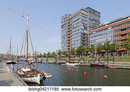 Stock Photography - Sailboats at Germaniahafen, Kiel, Schleswig-Holstein, Germany, Europe. Fotosearch