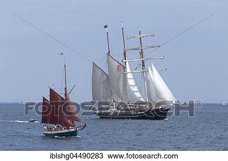 Sailboats Gulden Leeuw, Sampo, Kieler Woche, Kiel fjords, Kiel, Schleswig-Holstein, Germany, Europe View Large Photo Image Stock Image - Sailboats Gulden Leeuw, Sampo, Kieler Woche, Kiel fjords, Kiel, Schleswig-Holstein, Germany, Europe. Fotosearch