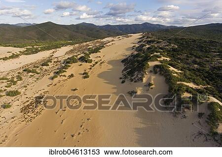 Stock Image - Sand dunes Dune di Piscinas, Costa Verde, Sardinia, Italy, Europe. Fotosearch