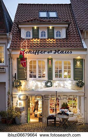 Schiffer Haus in the Schnoor, also called Schnoorviertel, illuminated at Christmas, Bremen, Germany, Europe View Large Photo Image Picture - Schiffer Haus in the Schnoor, also called Schnoorviertel, illuminated at Christmas, Bremen, Germany, Europe. Fotosearch