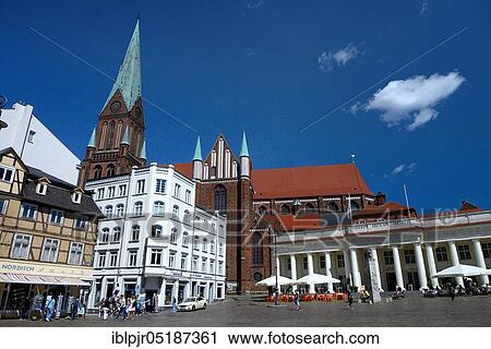 Schwerin, Schwerin Cathedral with market place, Mecklenburg-Western Pomerania, Germany, Europe View Large Photo Image Stock Image - Schwerin, Schwerin Cathedral with market place, Mecklenburg-Western Pomerania, Germany, Europe. Fotosearch