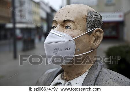 Sculpture with FFP2 mask, mask duty, artist Christel Lechner Alltagsmenschen, Witten, North Rhine-Westphalia, Germany, Europe View Large Photo Image Stock Photo - Sculpture with FFP2 mask, mask duty, artist Christel Lechner Alltagsmenschen, Witten, North Rhine-Westphalia, Germany, Europe. Fotosearch