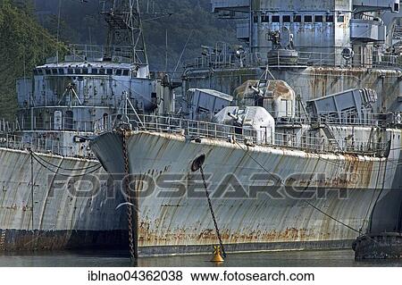 Ship Graveyard, old military ships, Brittany, France, Europe View Large Photo Image Stock Photo - Ship Graveyard, old military ships, Brittany, France, Europe. Fotosearch