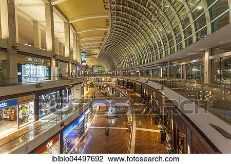 Shopping mall The Shoppes, Mall at Marina Bay Sands, Singapore, Asia View Large Photo Image Stock Image - Shopping mall The Shoppes, Mall at Marina Bay Sands, Singapore, Asia. Fotosearch