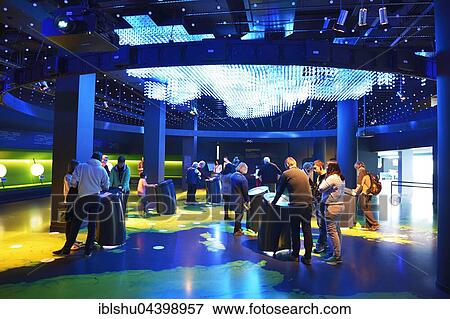 Showroom, visitors' center, Parlamentarium, European Parliament, Brussels, Belgium, Europe View Large Photo Image Stock Photo - Showroom, visitors' center, Parlamentarium, European Parliament, Brussels, Belgium, Europe. Fotosearch