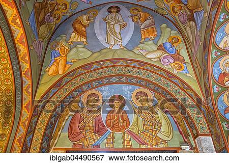 Sioni Cathedral, Interior frescoes representing Biblical scenes, Tbilisi, Georgia, Asia View Large Photo Image Stock Photo - Sioni Cathedral, Interior frescoes representing Biblical scenes, Tbilisi, Georgia, Asia. Fotosearch