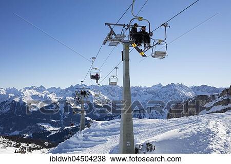 Ski lift to Hahnenköpfle, Hoher Ifen, Kleinwalsertal, Allgäu Alps, Vorarlberg, Austria, Europe View Large Photo Image Stock Photo - Ski lift to Hahnenköpfle, Hoher Ifen, Kleinwalsertal, Allgäu Alps, Vorarlberg, Austria, Europe. Fotosearch