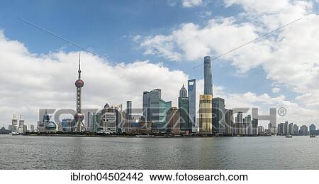 Skyline of Shanghai with Oriental Pearl Tower and Shanghai Tower, Pudong, Shanghai, China, Asia View Large Photo Image Stock Image - Skyline of Shanghai with Oriental Pearl Tower and Shanghai Tower, Pudong, Shanghai, China, Asia. Fotosearch