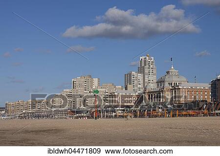 Skyscrapers and spa hotel on beach, Scheveningen, The Hague, Holland, Netherlands View Large Photo Image Stock Photo - Skyscrapers and spa hotel on beach, Scheveningen, The Hague, Holland, Netherlands. Fotosearch