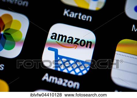 Smartphone screen displaying Amazon app, in detail View Large Photo Image Stock Photo - Smartphone screen displaying Amazon app, in detail. Fotosearch