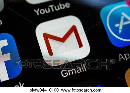 Smartphone screen displaying Gmail app in detail View Large Photo Image Stock Image - Smartphone screen displaying Gmail app in detail. Fotosearch