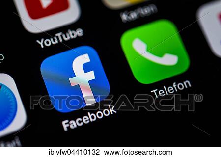 Smartphone screen with Facebook and Phone app icons in detail View Large Photo Image Stock Image - Smartphone screen with Facebook and Phone app icons in detail. Fotosearch