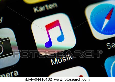 Smartphone screen with Music icon in detail View Large Photo Image Stock Image - Smartphone screen with Music icon in detail. Fotosearch
