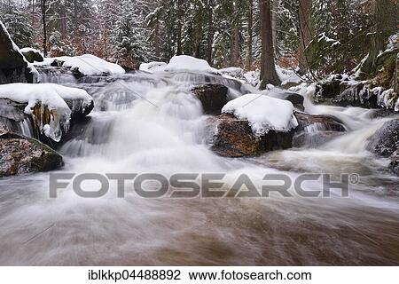 Snow and ice, Bodefälle, Unterer Bode Fall bei Braunlage, Lower Saxony, Germany, Europe View Large Photo Image Stock Image - Snow and ice, Bodefälle, Unterer Bode Fall bei Braunlage, Lower Saxony, Germany, Europe. Fotosearch