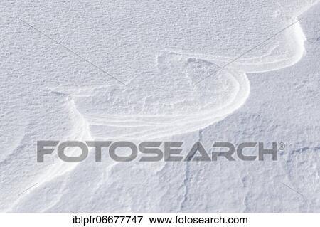 Stock Photo - Snow detail, Switzerland, Europe. Fotosearch