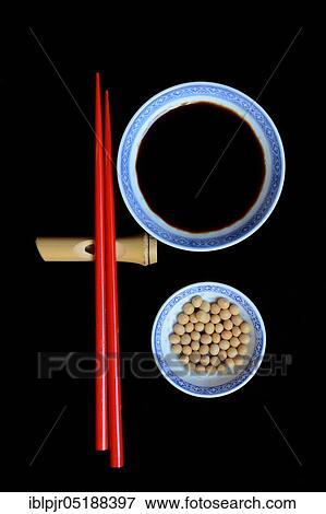 Sojasauce and Soya beans, ( Glycine max) View Large Photo Image Stock Photo - Sojasauce and Soya beans, ( Glycine max). Fotosearch