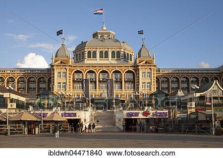 Stock Image - Spa hotel, promenade, Scheveningen, The Hague, Holland, Netherlands. Fotosearch