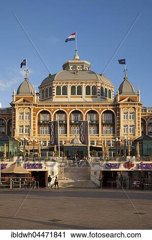 Stock Image - Spa hotel, promenade, Scheveningen, The Hague, Holland, Netherlands. Fotosearch
