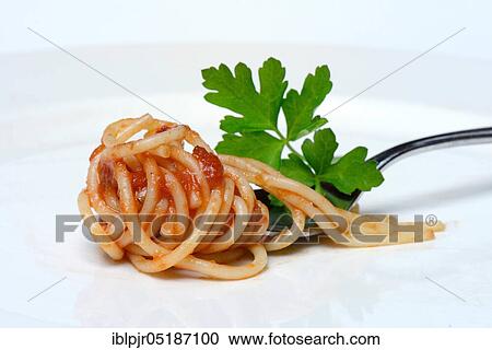Spaghetti with tomato sauce on fork View Large Photo Image Stock Image - Spaghetti with tomato sauce on fork. Fotosearch