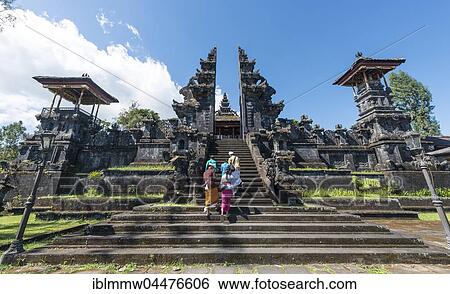 Split gate, devout Balinese at Mother Temple, Besakih temple, Pura Agung Besakih Penetaran, Bali-Hinduism, Banjar Besakih, Bali, Indonesia, Asia View Large Photo Image Stock Photograph - Split gate, devout Balinese at Mother Temple, Besakih temple, Pura Agung Besakih Penetaran, Bali-Hinduism, Banjar Besakih, Bali, Indonesia, Asia. Fotosearch