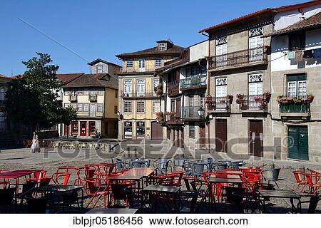 Square in the old town of Guimaraes, Praca de Santiago, Minho, Portugal, Europe View Large Photo Image Stock Photograph - Square in the old town of Guimaraes, Praca de Santiago, Minho, Portugal, Europe. Fotosearch
