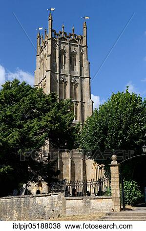 Stock Photo - St. James Church, Great Britain, Chipping Campden, District Cotswold, Gloucesterhire, England, Great Britain. Fotosearch