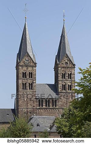 Stock Image - St. Peter Cathedral, Fritzlar, Hesse, Germany, Europe. Fotosearch