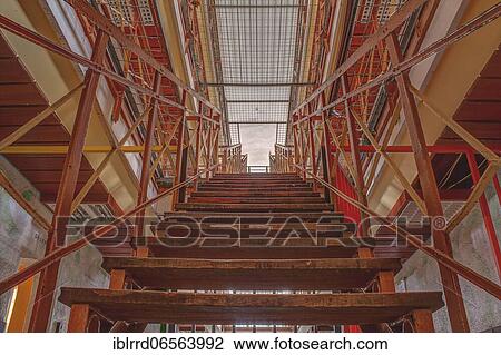 Staircase, JVA Ulmer Höh, Lost Place, Düsseldorf, North Rhine-Westphalia, Germany, Europe View Large Photo Image Stock Image - Staircase, JVA Ulmer Höh, Lost Place, Düsseldorf, North Rhine-Westphalia, Germany, Europe. Fotosearch