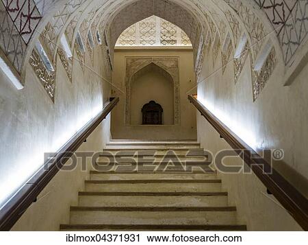 stairway, Jabrin Castle, Jabreen, Bahlat, Ad Dakhiliyah, Oman, Asia View Large Photo Image Stock Image - stairway, Jabrin Castle, Jabreen, Bahlat, Ad Dakhiliyah, Oman, Asia. Fotosearch