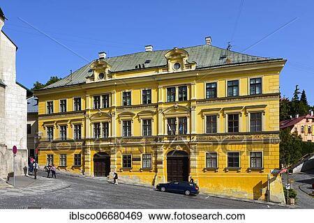 State Archives, Banska Stiavnica, Pohronie Region, Slovakia, Europe View Large Photo Image Stock Photo - State Archives, Banska Stiavnica, Pohronie Region, Slovakia, Europe. Fotosearch