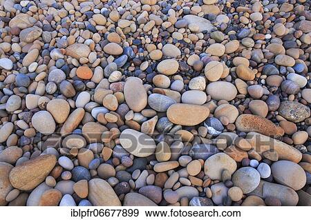Stock Photo - Stones on the beach, Scotland, Great Britain. Fotosearch