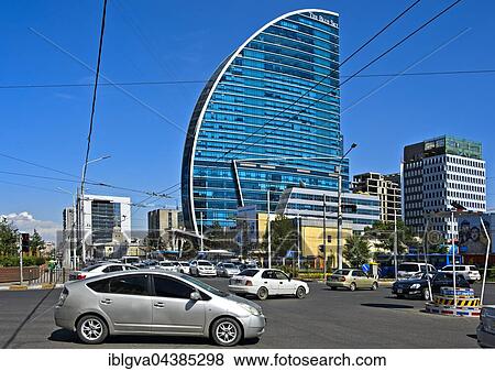 Street scene, Blue Sky Hotel, centre, Ulaanbaatar, Mongolia, Asia View Large Photo Image Stock Photo - Street scene, Blue Sky Hotel, centre, Ulaanbaatar, Mongolia, Asia. Fotosearch