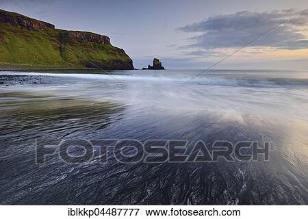 Structures in the sand on the beach of Talisker Bay, Isle of Skye, Scotland, United Kingdom, Europe View Large Photo Image Stock Photo - Structures in the sand on the beach of Talisker Bay, Isle of Skye, Scotland, United Kingdom, Europe. Fotosearch