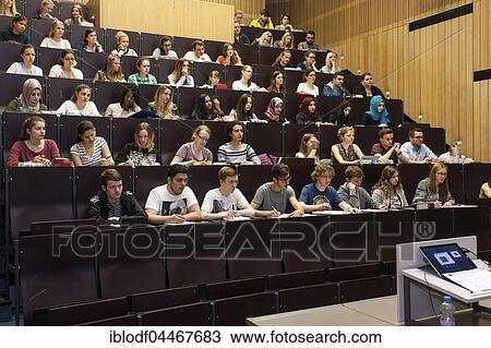 Students in the lecture hall, Heinrich-Heine University, Düsseldorf, North Rhine-Westphalia, Germany, Europe View Large Photo Image Stock Image - Students in the lecture hall, Heinrich-Heine University, Düsseldorf, North Rhine-Westphalia, Germany, Europe. Fotosearch
