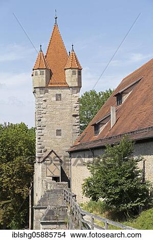 Stöberleinsturm, Old Town, Rothenburg ob der Tauber, Middle Franconia, Bavaria, Germany, Europe View Large Photo Image Picture - Stöberleinsturm, Old Town, Rothenburg ob der Tauber, Middle Franconia, Bavaria, Germany, Europe. Fotosearch