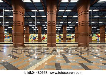 Stock Photo - Subway station Olaias, Lisbon, Portugal, Europe. Fotosearch
