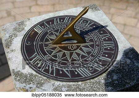 Stock Photography - Sundial, Great Britain, sun position, England, Great Britain. Fotosearch