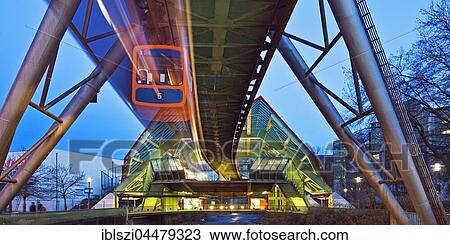 Suspension railway, running, Kluse station, over river Wupper, Wuppertal, Bergisches Land, North Rhine-Westphalia, Germany, Europe View Large Photo Image Stock Image - Suspension railway, running, Kluse station, over river Wupper, Wuppertal, Bergisches Land, North Rhine-Westphalia, Germany, Europe. Fotosearch