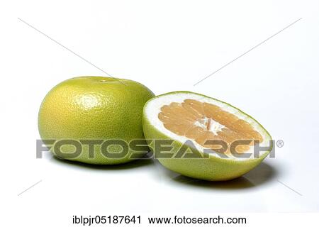 Stock Image - Sweetie ( cross between grapefruit and grapefruit, also Oroblanco). Fotosearch