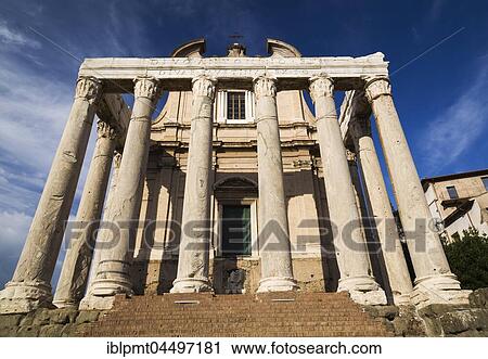 Temple of Antoninus and Faustina, Roman Forum ruins, Rome, Italy, Europe View Large Photo Image Stock Image - Temple of Antoninus and Faustina, Roman Forum ruins, Rome, Italy, Europe. Fotosearch