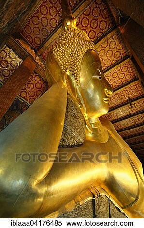 Temple of the Reclining Buddha, Wat Pho or Wat Po, Phra Nakhon district, Bangkok, Thailand, Asia View Large Photo Image Stock Photography - Temple of the Reclining Buddha, Wat Pho or Wat Po, Phra Nakhon district, Bangkok, Thailand, Asia. Fotosearch