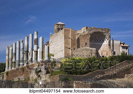 Temple of Venus and Rome, Roman Forum ruins, Rome, Italy, Europe View Large Photo Image Picture - Temple of Venus and Rome, Roman Forum ruins, Rome, Italy, Europe. Fotosearch
